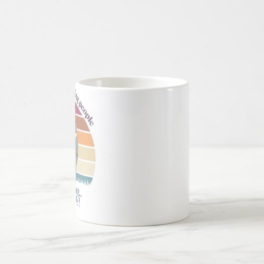 Grumpy Catful Coffee Morning Spaß Design Kaffeetasse (Mittel)