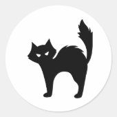 Grumpy CatMan Aufkleber (Vorderseite)