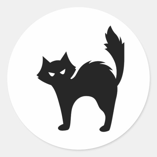 Grumpy CatMan Aufkleber (Vorderseite)