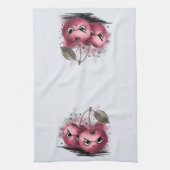 Grumpy Cherries Geschirrtuch (Vertikal)