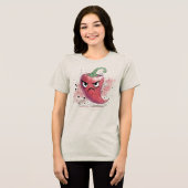 Grumpy Chili Pepper Tri-Blend Shirt (Vorderseite voll)