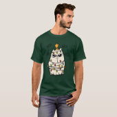 Grumpy Christmas Cat T-Shirt (Vorne ganz)