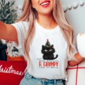 Grumpy Christmas Cat T - Shirt