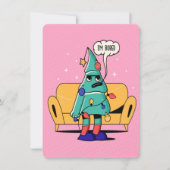 GRUMPY CHRISTMAS ILLUSTRATION DESIGN FEIERTAGSKARTE (Vorderseite)