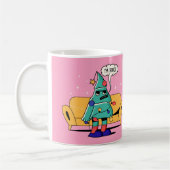 GRUMPY CHRISTMAS ILLUSTRATION "SCHRIFTART & BACK" KAFFEETASSE (Links)