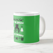Grumpy Christmas Jumbo-Tasse (Vorderseite Rechts)