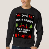 Grumpy Christmas Sweatshirt (Vorderseite)