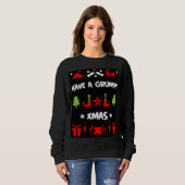Grumpy Christmas Sweatshirt (Vorne ganz)