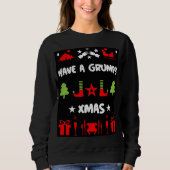 Grumpy Christmas Sweatshirt (Vorderseite)