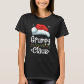 Grumpy Claus , Familie Matching Grumpy Claus Pajam T-Shirt (Vorderseite)