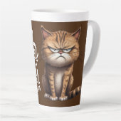 Grumpy Coffee Cat Milchtasse (Rechte Ecke)
