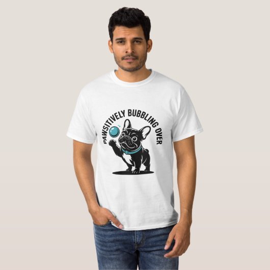 "Grumpy Corgi in Loaf Pose T-Shirt" T-Shirt (Vorne ganz)