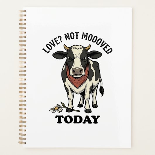 Grumpy Cow Valentine mürrisches Bauernhof Humor Sh Planer (Vorderseite)