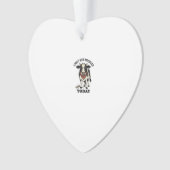 Grumpy Cow Valentine mürrisches Bauernhumor-Shirt Ornament (Vorderseite)