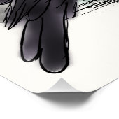 Grumpy Crow Poster (Ecke)