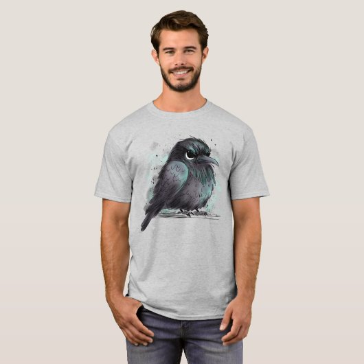 Grumpy Crow T-Shirt (Vorne ganz)