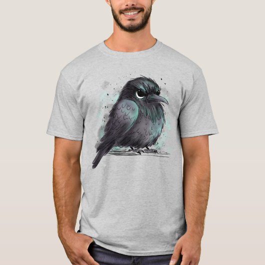 Grumpy Crow T-Shirt (Vorderseite)