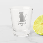 Grumpy Day mit Black Cat Schnapsglas (Rückseite)
