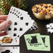 Grumpy Day mit Black Cat Spielkarten (In Situ)