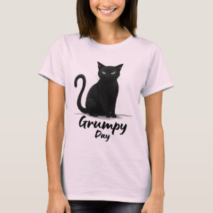Grumpy Day mit Black Cat T-Shirt