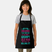 Grumpy Design alter Mann Schürze (Insitu)