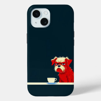 Grumpy Dog Kaffeezeit - Niedliche Minimalistische  Case-Mate iPhone Hülle