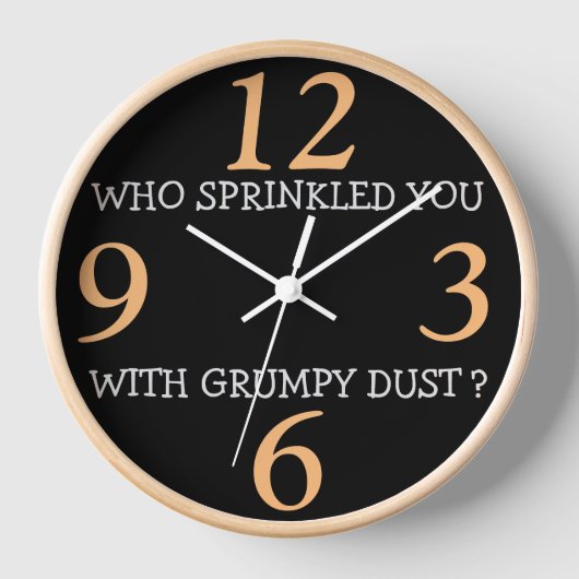 GRUMPY DUST UHR (Vorderseite)