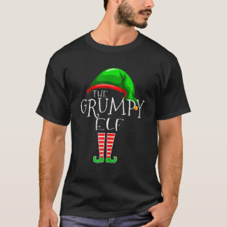 Grumpy Elf Familie Matching Weihnachtsgruppe Funny T-Shirt