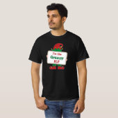 Grumpy Elf | Personalisierter Weihnachtself-T - Sh T-Shirt (Vorne ganz)