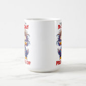 Grumpy-Ente Sarkastischer-Kaffee-Spruch Verwandlungstasse (Zentrum)
