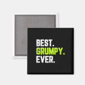 Grumpy Ever Family Funny Magnet (Vorderseite/Rückseite)