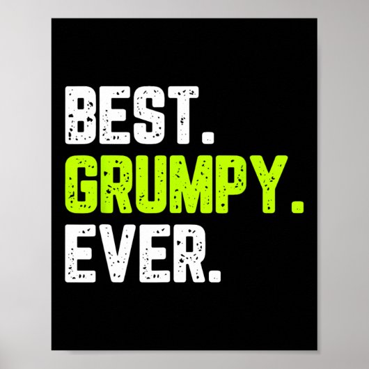 Grumpy Ever Family Funny Poster (Vorne)