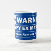 Grumpy ex Matelot, Rum und Sarcasm Kaffeetasse (Mittel)