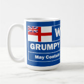 Grumpy ex Matelot, Rum und Sarcasm Kaffeetasse (Links)