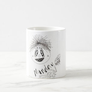 Grumpy face - Montag Tasse