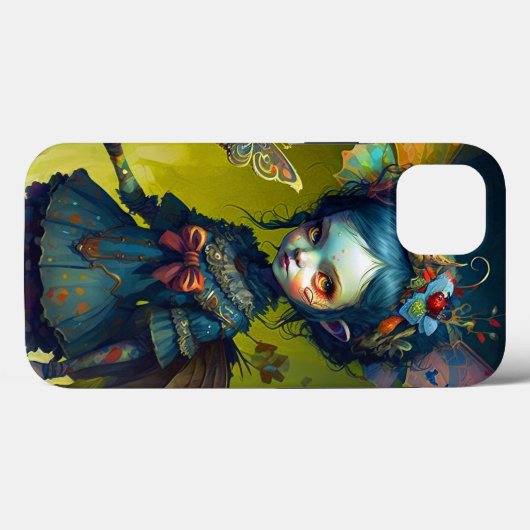 Grumpy Fairy Pixie Fantasy Art Case-Mate iPhone Hülle (Rückseite (Horizontal))