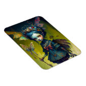 Grumpy Fairy Pixie Fantasy Art Magnet (Rechte Seite)
