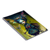 Grumpy Fairy Pixie Fantasy Art Notizblock (Rechte Seite)