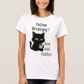 Grumpy Feline T - Shirt (Vorderseite)