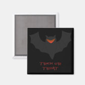 Grumpy Fledermaus Halloween Magnet (Vorderseite/Rückseite)