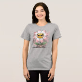 Grumpy Flower Tri-Blend Shirt (Vorderseite voll)