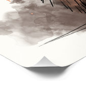 Grumpy Fox Poster (Ecke)