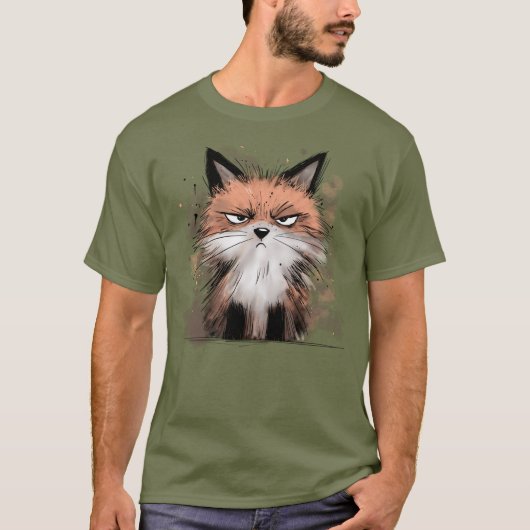 Grumpy Fox T-Shirt (Vorderseite)