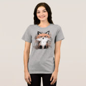 Grumpy Fox Tri-Blend Shirt (Vorderseite voll)