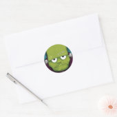 Grumpy Frankenstein Halloween Stickers (Umschlag)