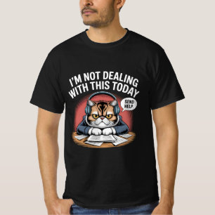 "Grumpy Frenchie: Zu französisch zum Lächeln T-Shi T-Shirt