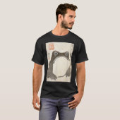 Grumpy Frog Japanese Ink Art T-Shirt (Vorne ganz)