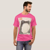 Grumpy Frog japanische Art Print T-Shirt (Vorne ganz)