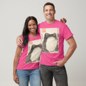 Grumpy Frog japanische Art Print T-Shirt (Unisex)