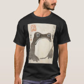 Grumpy Frog Japanisches Tinten-Kunst T-Shirt (Vorderseite)
